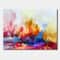 Designart - Colorful Abstract Landscape I - Modern & Contemporary Canvas Wall Art Print
